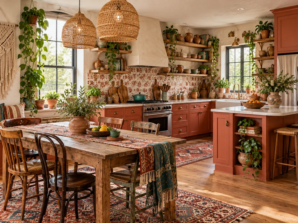 Bohemian kitchen