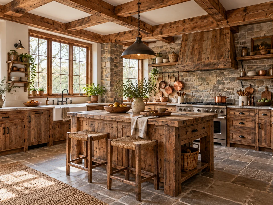 Rustic kitchen