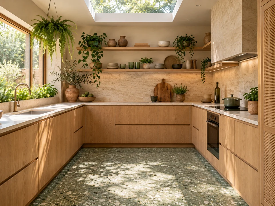 Biophilic kitchen
