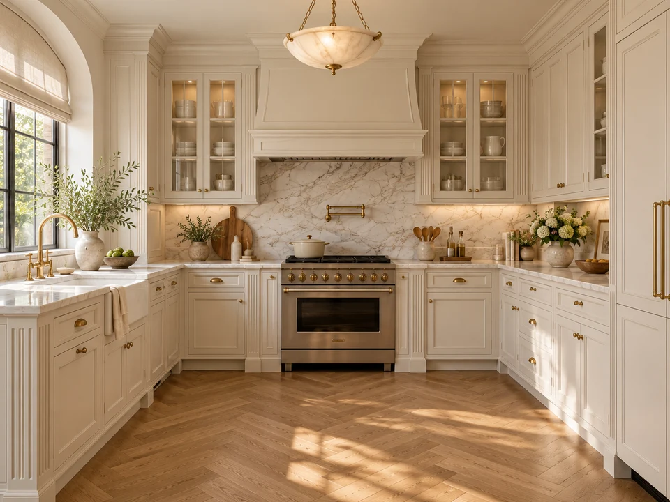 Neoclassical kitchen
